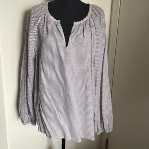 Banana Republic lightweight striped shirt